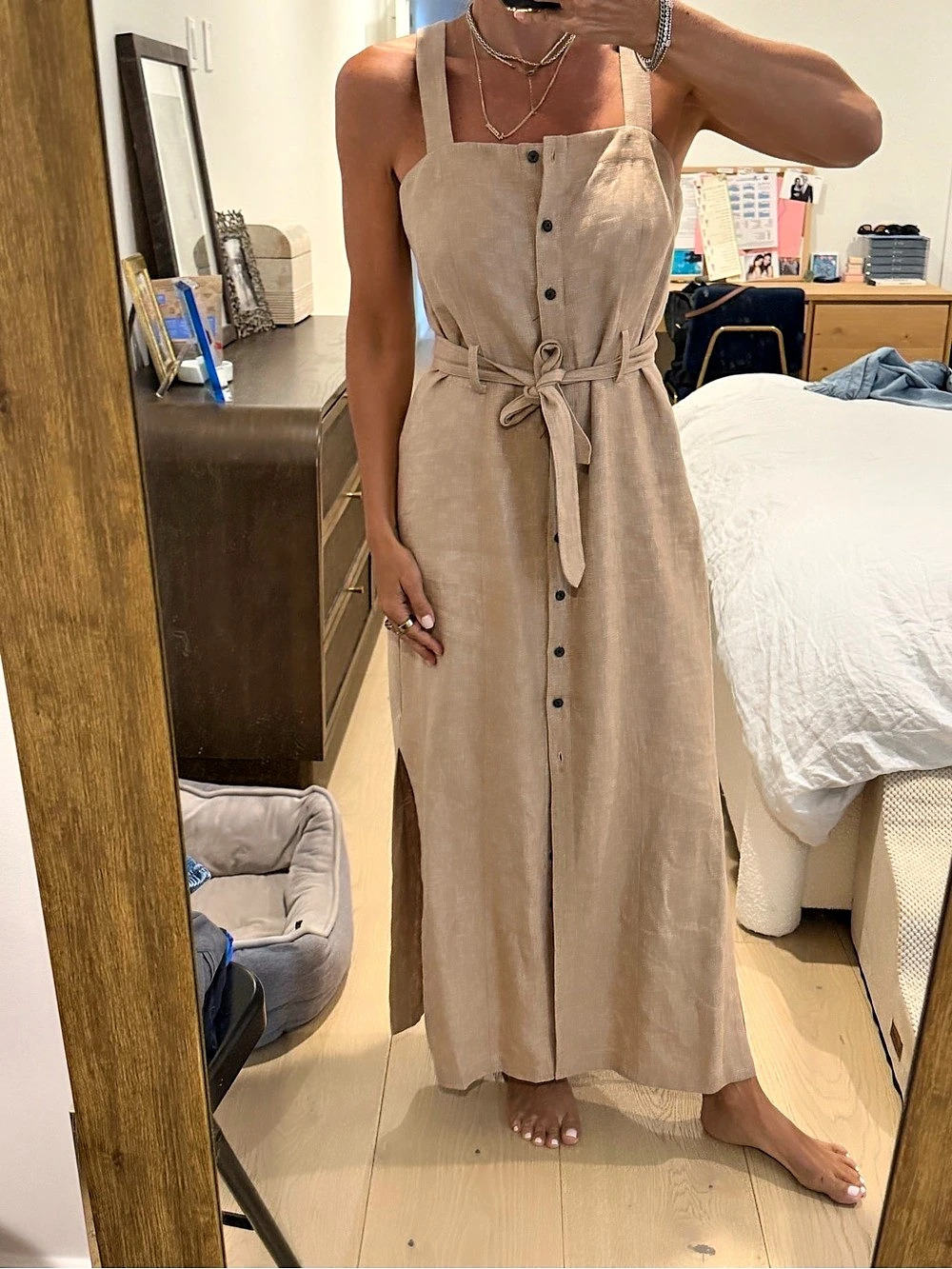 Mara Hoffman linen maxi dress